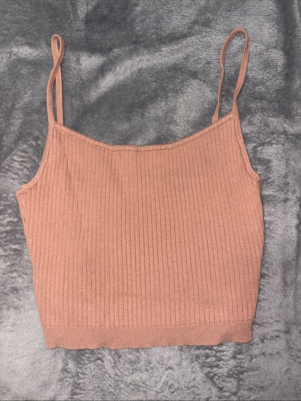 Pacsun light brown ribbed tank